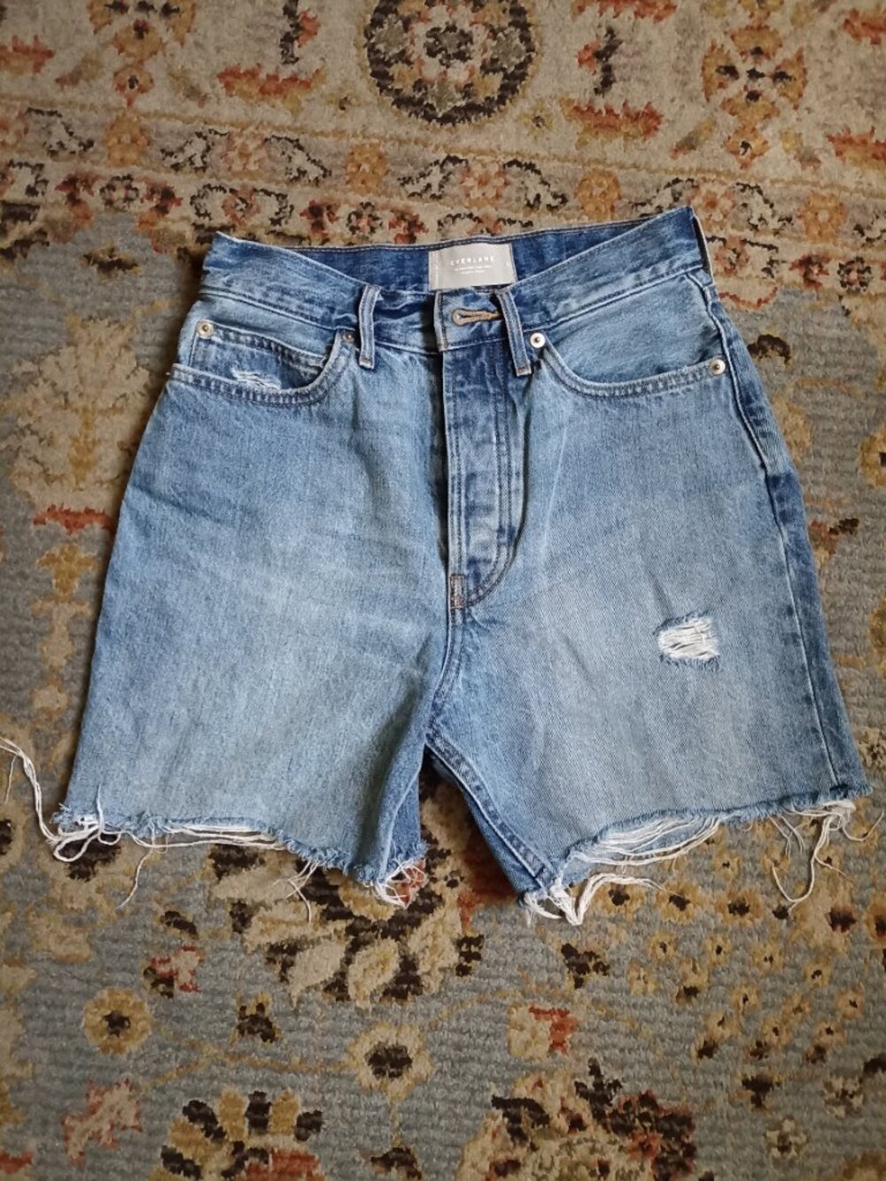 Everlane denim shorts